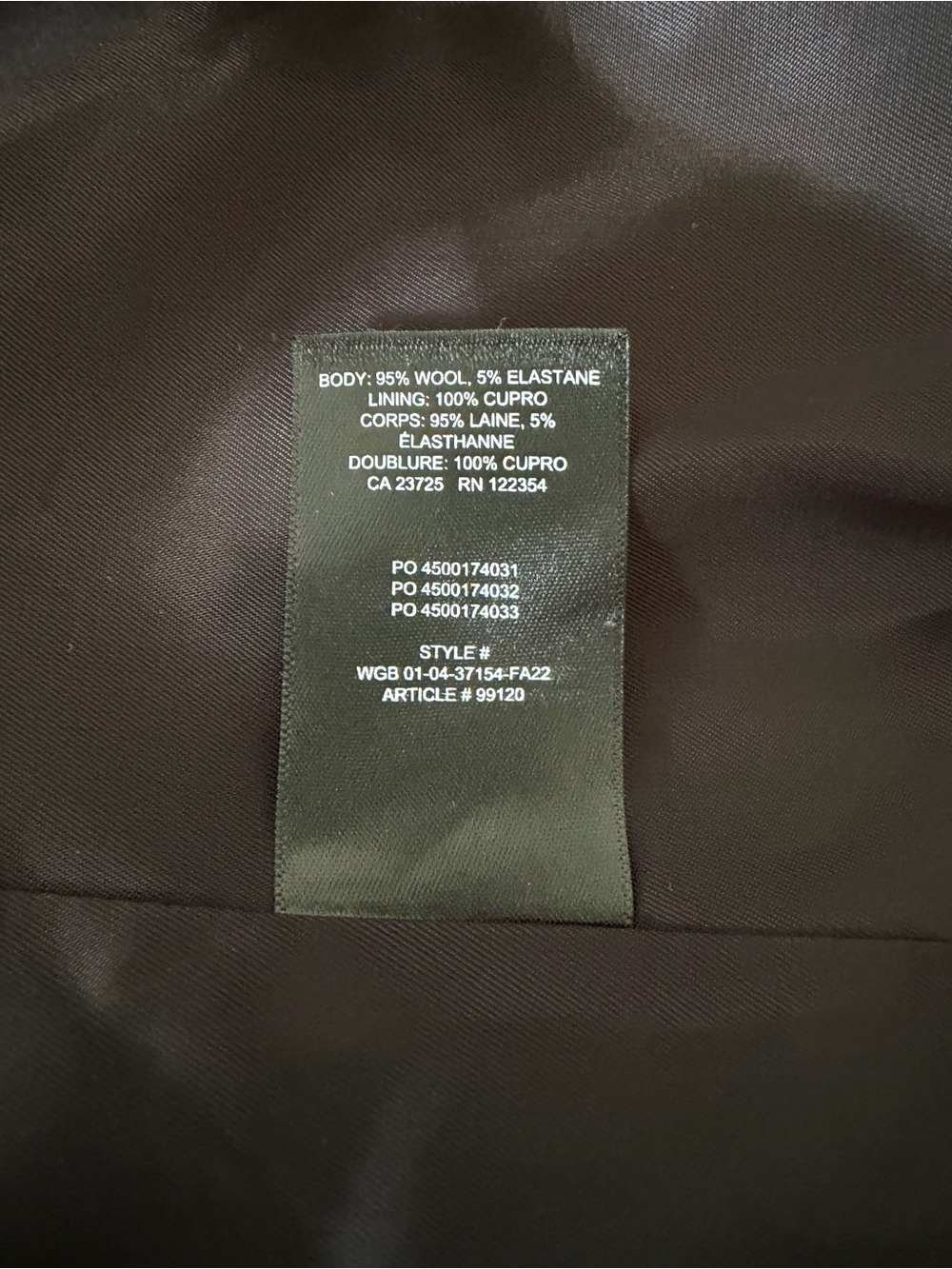 NWT Aritzia Babaton Wool Vogue Blazer - Picture 8 of 11